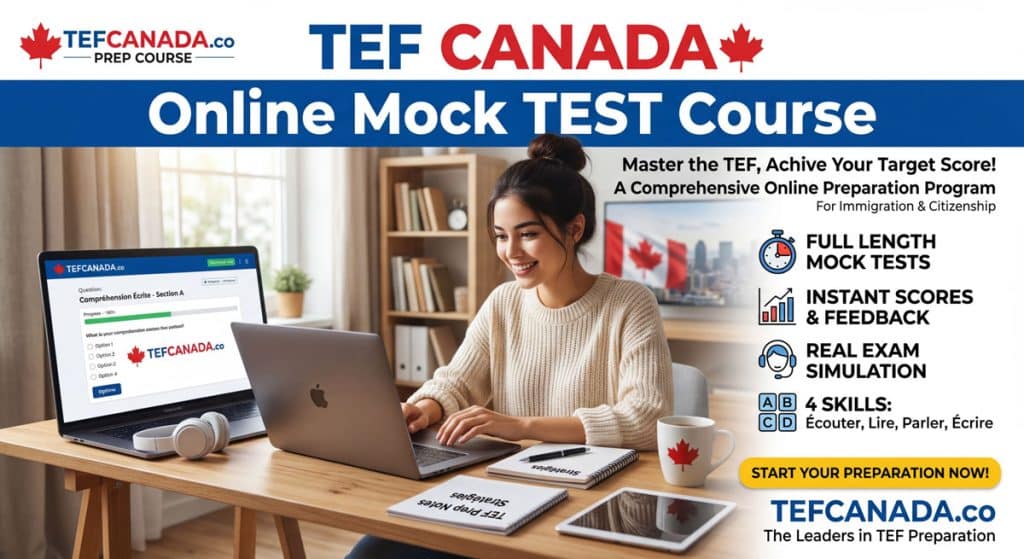 TEF CANADA Preparation Online Mock TEST